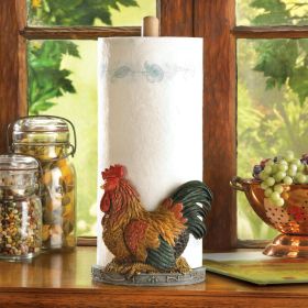 Accent Plus Country Rooster Paper Towel Holder