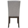 TOPMAX Farmhouse 4-Piece Wood Dining Chair Set for 4; Kitchen Upholstered Dining Chairs for Small Places; Gray