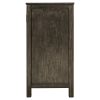 U-style Wood Storage Cabinet with Doors and Adjustable Shelf; Entryway Kitchen Dining Room; Grey